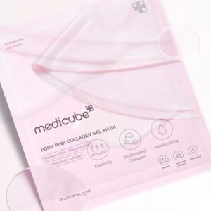 New Medicube PDRN Pink Collagen Gel Mask; improve skin elasticity and hydration